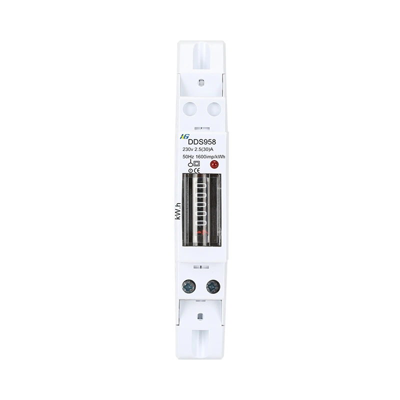 Medidor monofásico 1P contadores Din Rail